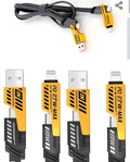 4 in 1 multi charger cable | Gold Plated Ports | Ultra Fast Charging