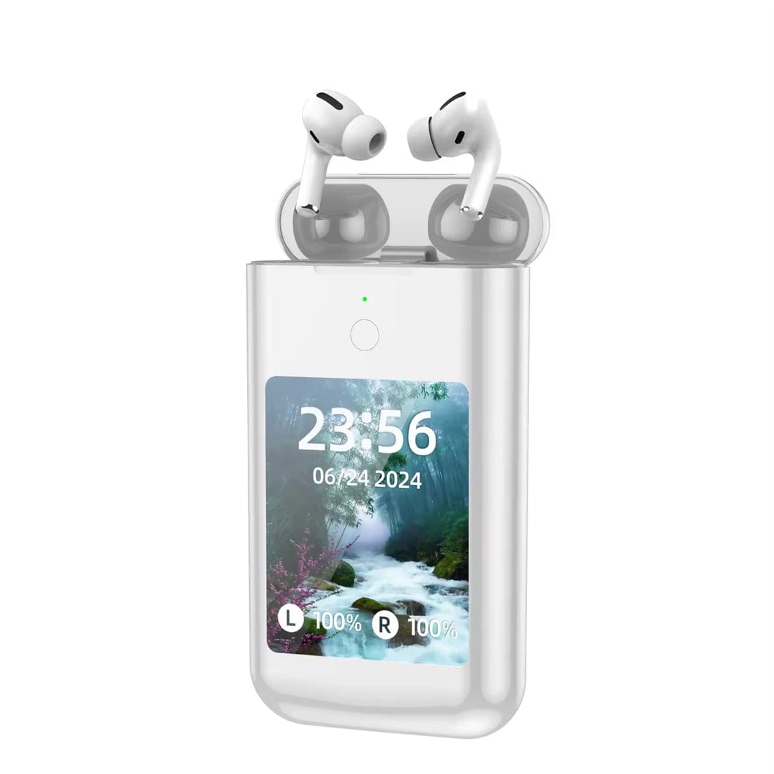 TF20 MULTIPURPOSE POWERBANK WITH AIRPODS AND DISPLAY | 8000MAH